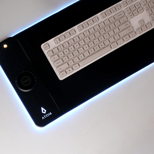 لبادة المكتب المضيئة من اتوم - Atom RGB Desktop Pa...