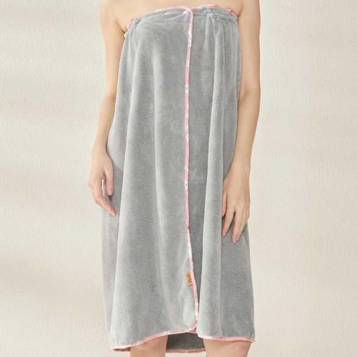 توب روب استحمام رمادي مفتوح ريفي - Top Gray Bath R...