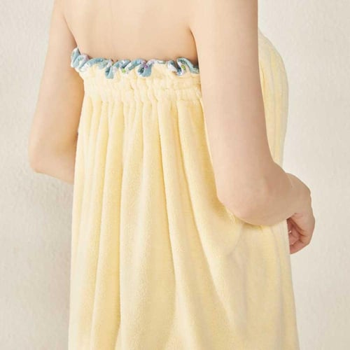 توب روب استحمام ليموني مفتوح ريفي - Top Lemony Bat...