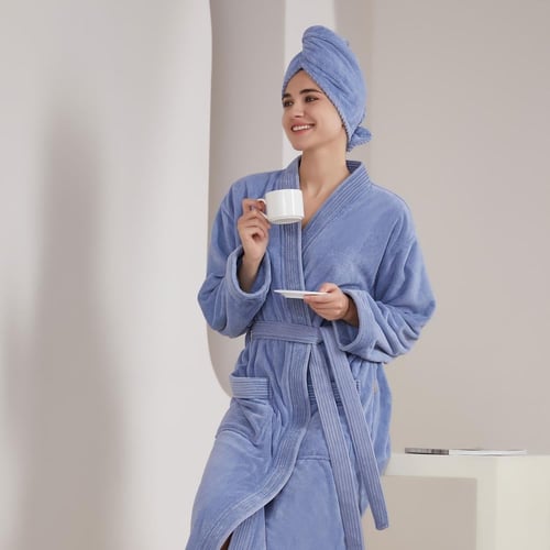 غطاء شعر مودرن بترولي ازرق - Modern Blue Petrol Ha...
