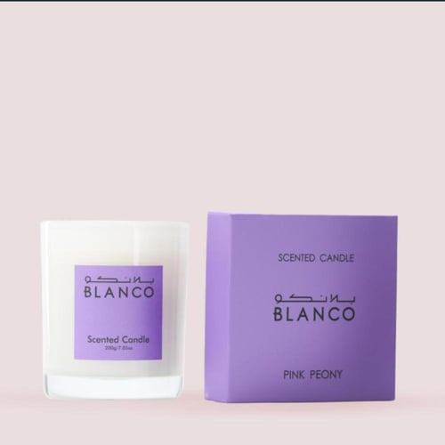 بلانكو شمعة بينك بوني - Pink Poeny Candle Blanco