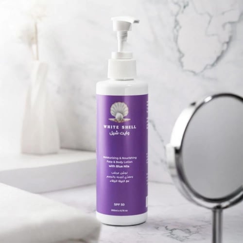 لوشن مرطب ومغذي من وايت شيل- White Shell Moisturiz...
