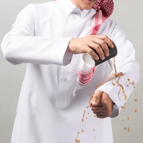 باقة ضد السوائل قطعتين اقمشة من التميمي - Liquid R...