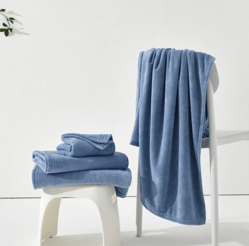 منشفة استحمام مودرن بترولي ازرق - Modern petrol bl...