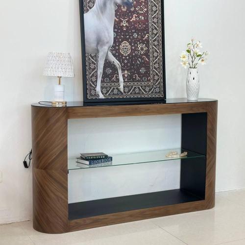 كونسول خشب الجوز