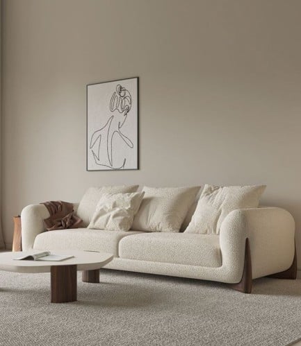 كنبة ثلاثية فاخرة