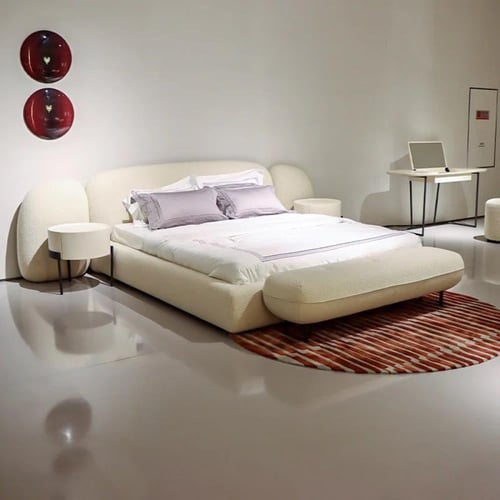 سرير بوكليه سوبر مع مقعد بوف