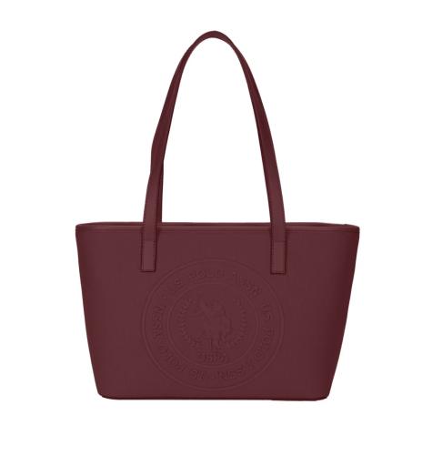 Burgundy berry tote U.S POLO ASSN