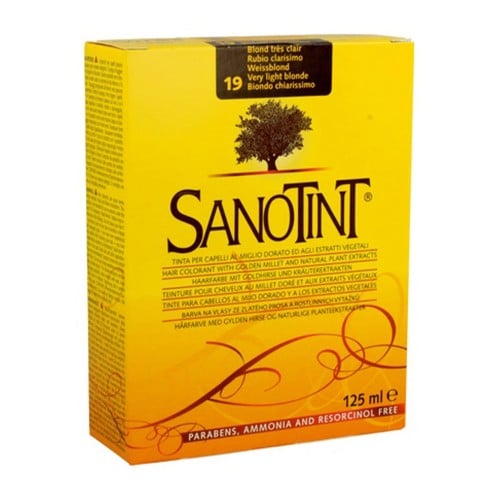 سانوتينت صبغة شعر إيطالية عضوية 125 مل رقم 19