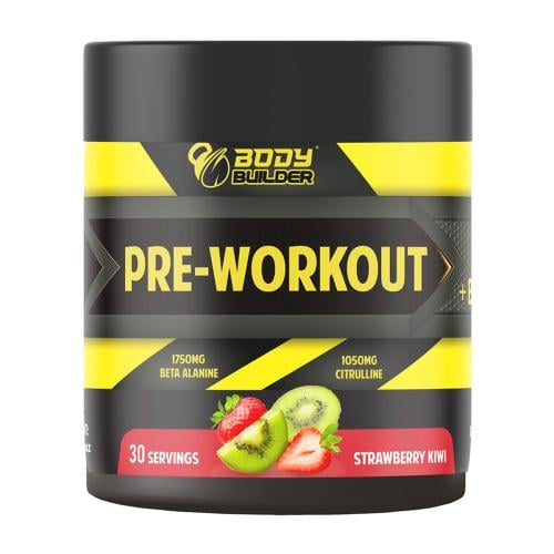 بودي بيلدر بري ورك اوت + BCAA حجم 225 جم