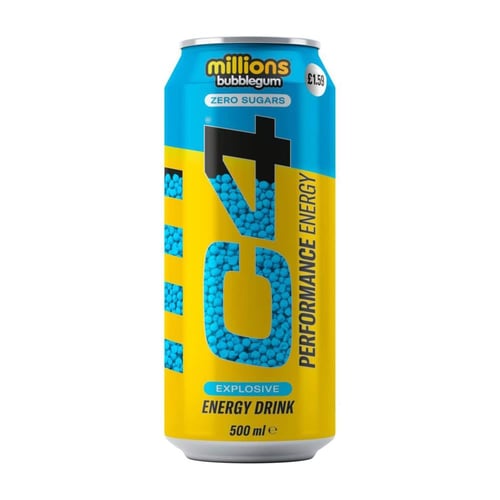 سيليكور سي فور مشروب طاقة خالي من السكر 500مل