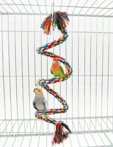 لعبة للطيور حلزونية