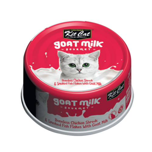 كت كات الدجاج و السمك المدخن مع حليب الماعز 70 جرا...