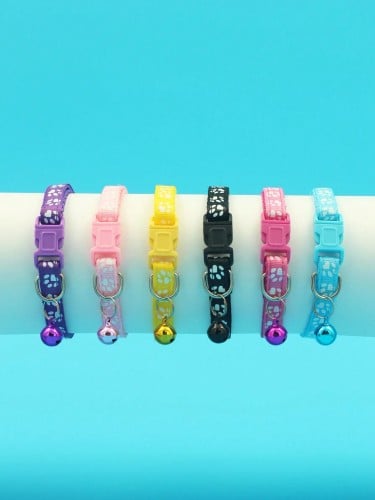 طوق للقطط برسمة كفوف