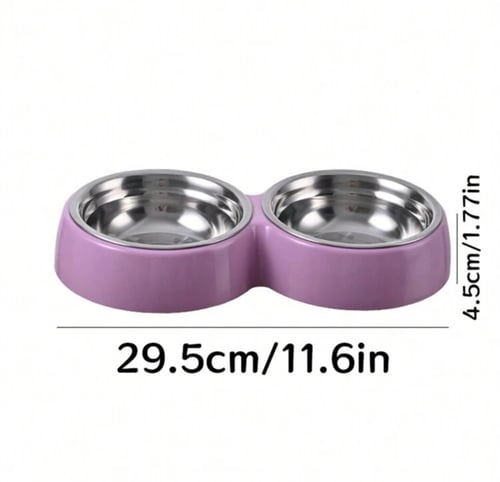 وعاء استيل مزدوج للطعام و الماء