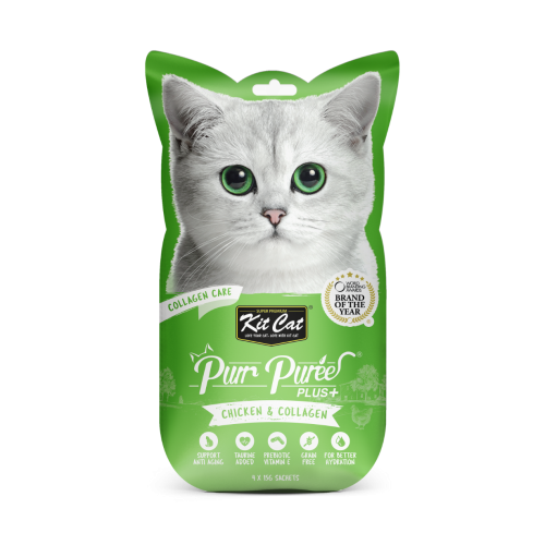 كت كات مكافاة الدجاج والكولاجين