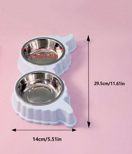 وعاء استيل مزدوج للطعام و الماء