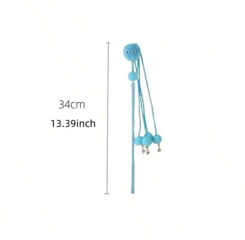 سنارة للقطط متعددة الاشكال بلون ازرق