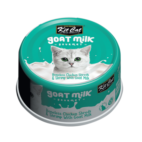 كت كات الدجاج و الجمبري مع حليب الماعز 70 جرام