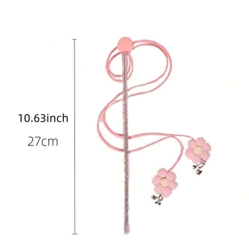 سنارة للقطط متعددة الاشكال بلون وردي