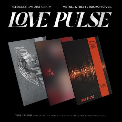 TREASURE - [LOVE PULSE] 3rd Mini Album RANDOM Vers...