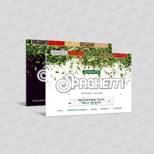 LE SSERAFIM - [SPAGHETTI] 1st Single Album Weverse...