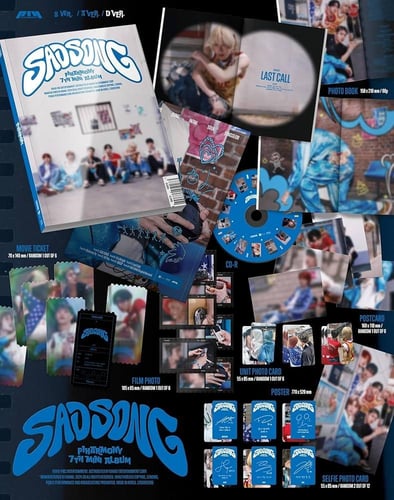 P1HARMONY - [SAD SONG] 7th Mini Album RANDOM Versi...