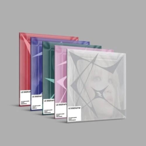 LE SSERAFIM - [CRAZY] 4th Mini Album COMPACT 5 Ver...