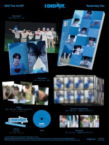 IDID - [I DID IT] 1st EP Album 2 Version SET
