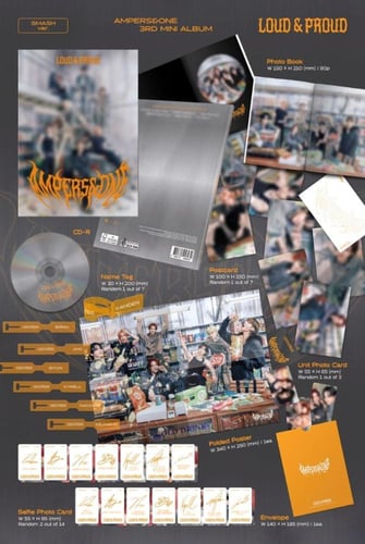 AMPERS&ONE - [LOUD & PROUD] 3rd Mini Album 2 Versi...