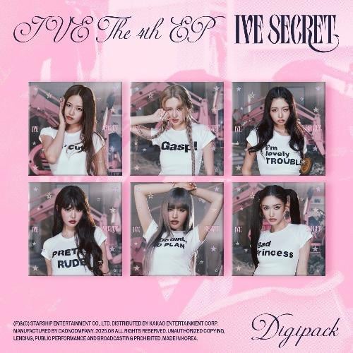 IVE - [IVE SECRET] 4th Mini Album DIGIPACK 6 Versi...