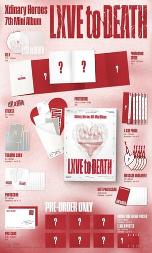 XDINARY HEROES - [LXVE TO DEATH] 7th Mini Album PH...