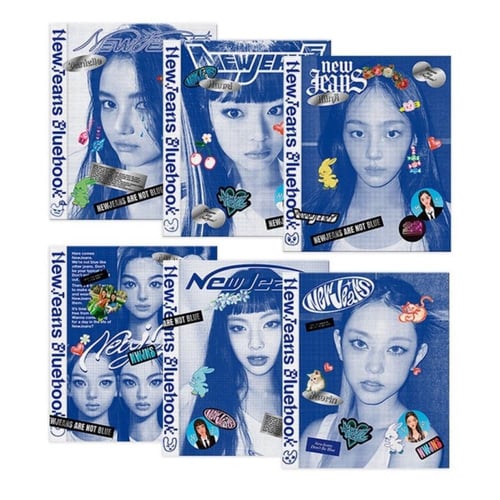 NEWJEANS - [NEW JEANS] 1st EP Album BLUEBOOK RANDO...