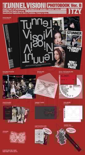 ITZY - [TUNNEL VISION] PHOTOBOOK RANDOM Version