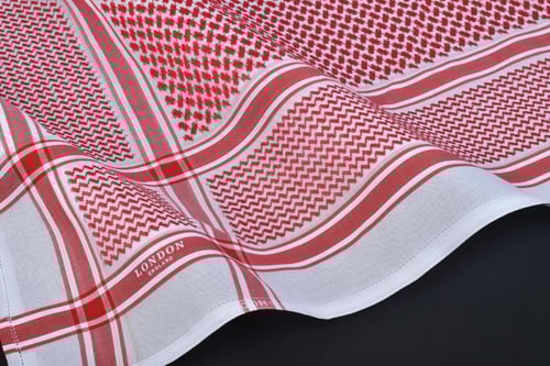 شماغ لندن أحمر مودرن