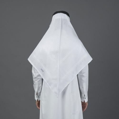 شماغ البسام ماي فير أبيض