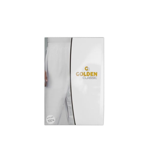 سروال قولدن طويل المطور قطن 100%