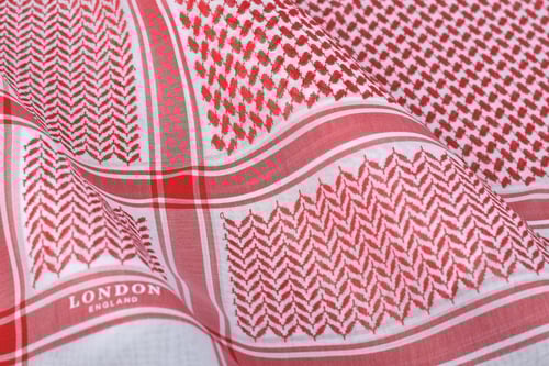 شماغ لندن أحمر كلاسيك