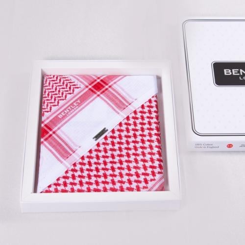 شماغ بنتلي أحمر B-16