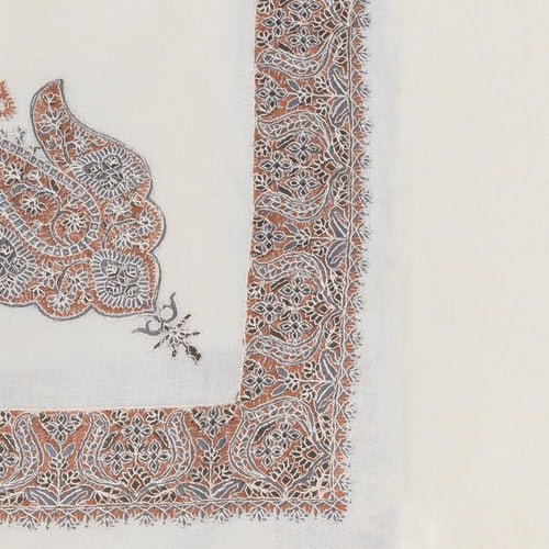 شال كشميري ملكي تطريز جملي Q10