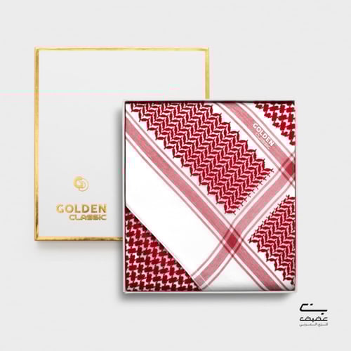 شماغ قولدن كلاسيك دم الغزال M2