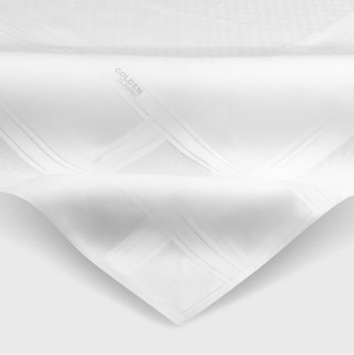 شماغ قولدن أبيض ليزر إنجليزي