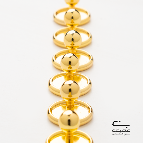 إزرار تركيبة فرنسي لون ذهبي