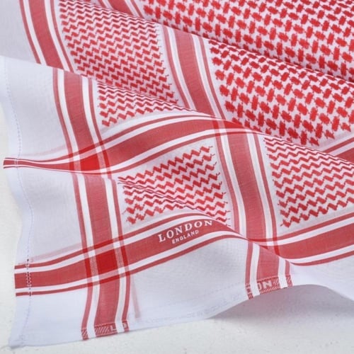 شماغ لندن أحمر مودرن