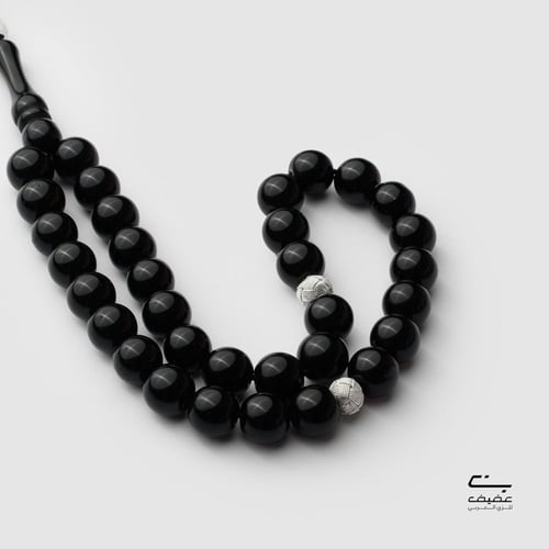 سبحة عقيق أسود TSS05