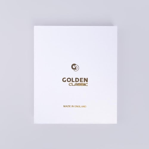 شماغ قولدن كلاسيك أحمر D12 ختم أسود