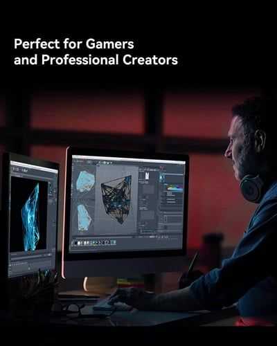 1TB High Speed PCIe Gen 4X4 M.2 NVMe, up to 7400 M...