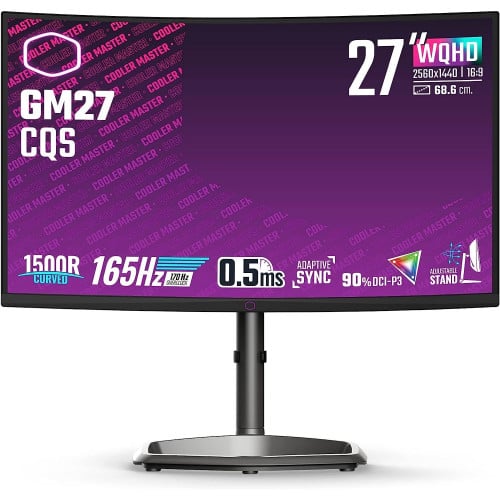Cooler Master GM27-CQS 27" Curved Gaming Monitor -...