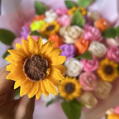 شمعة دوار الشمس للحبه