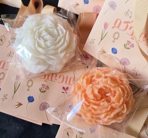 شموع بأكياس رمضان